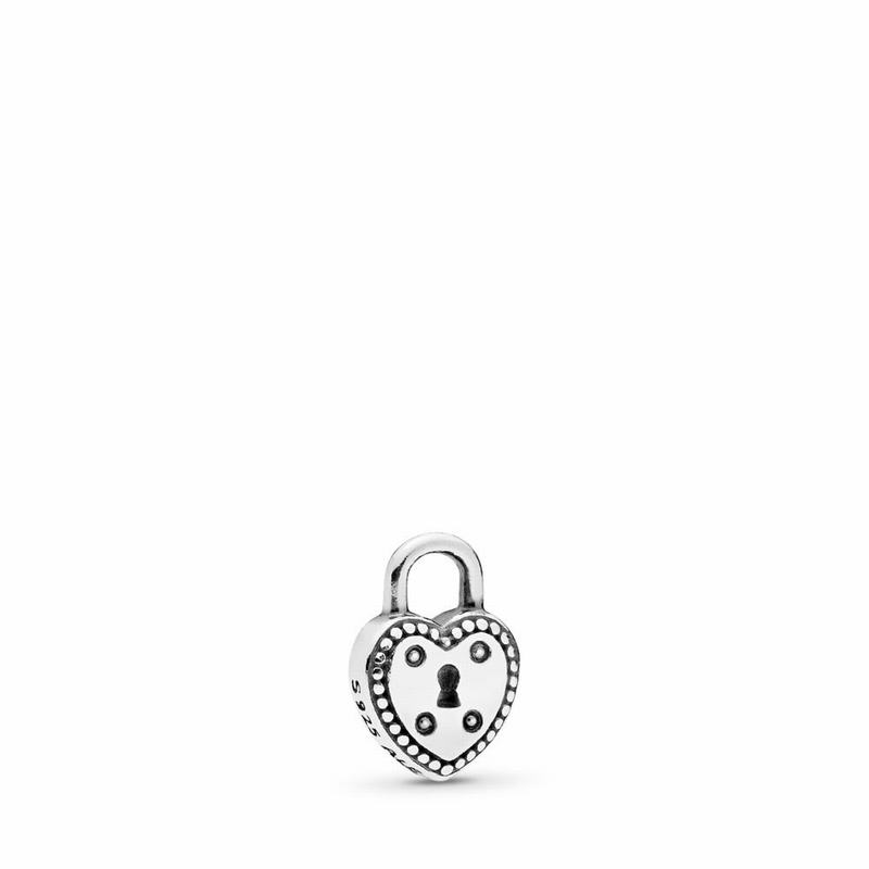 Pandora Love Lock Petite Locket Charm Canada - Sterling Silver (98FRJXIEH)